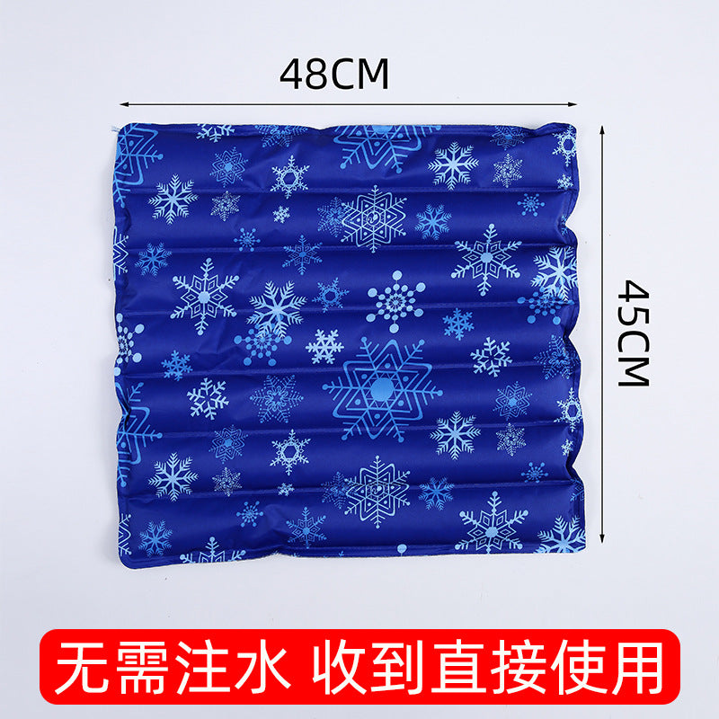 Bowlift Ladies Cooling Mat with Snowflake Structure Portable Breathable Cooling Pad