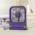 Portable Mini Fan USB Powered with Cute Cat Design Lightweight Handheld Personal Cooling Fan