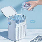 USB Desktop Evaporative Cooler Humidifier One Size Top Fill Water Tank Touch Controls