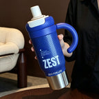 Women’s Stainless Steel Insulated Mug with Spill-Resistant Drinking Lid and Double-Wall Insulation