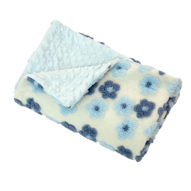 Women's Soft Microfiber Blanket Floral Pattern Cozy Throw for All Seasons
