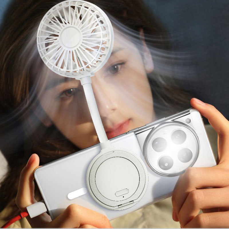 Hands-Free Portable Neck Fan Rechargeable Battery Lightweight Quiet Operation
