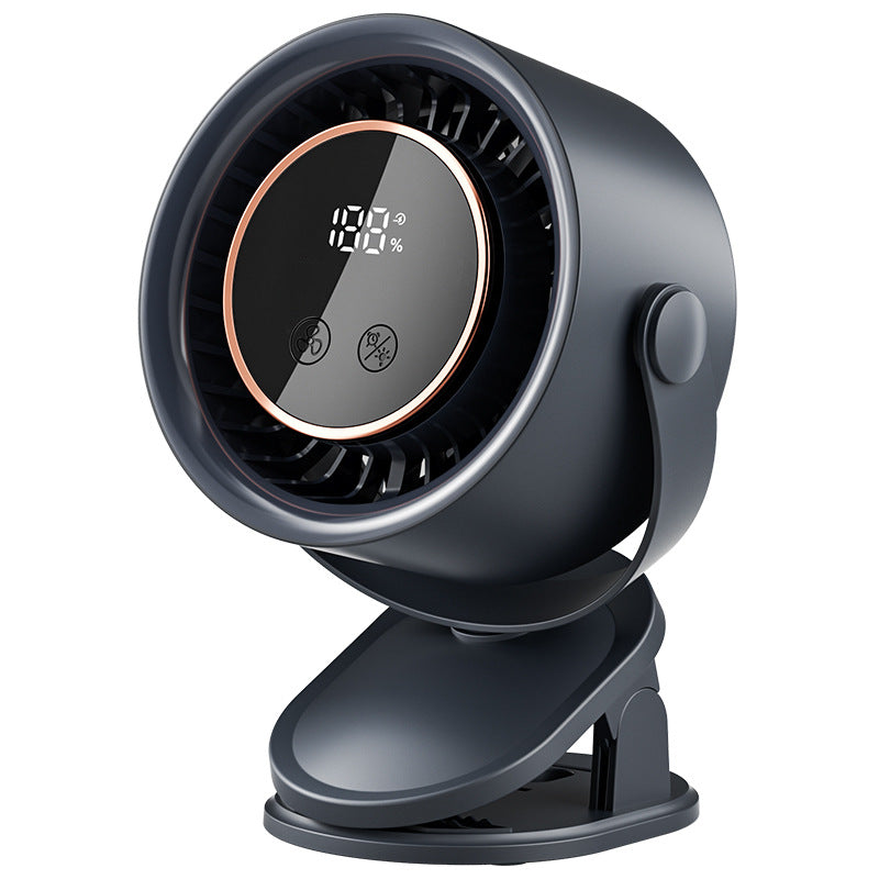 Portable Digital Air Circulator Fan Compact Lightweight Whisper-Quiet Adjustable Tilt