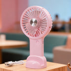 Portable Handheld Fan with Variable Speed Control USB Rechargeable Ergonomic Compact Design
