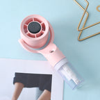 Portable Personal Cooling Fan with Water Mist Spray Adjustable Speed Lightweight and Compact