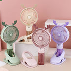 Portable USB Table Fan Foldable Design Lightweight Personal Desk Fan with Multiple Speeds