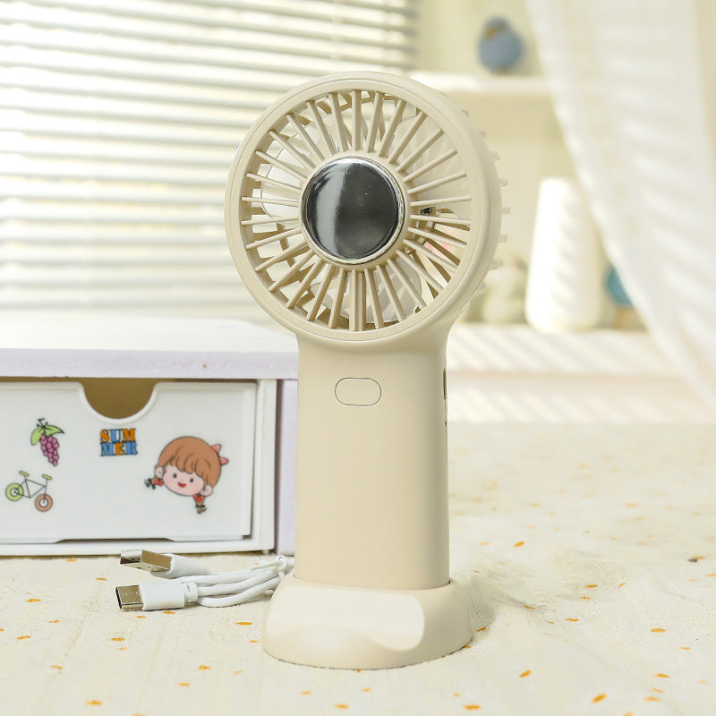 Portable Hand Fan for Women with Powerful Battery and Touch Control Compact Lightweight Handheld Fan