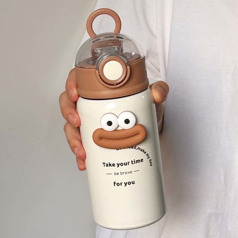 Kids Water Bottle BPA-Free Leak-Proof Fun Design Compact Size for School and Travel
