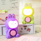 Portable USB Mini Fan Cute Rabbit Design Adjustable Speed Quiet Operation