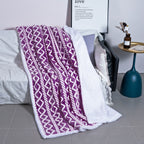 Women's Cozy Soft Blanket with Unique Pattern Lightweight Cuddle Throw