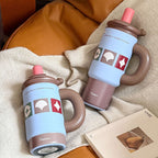 Women’s Multi-Purpose Insulated Drink Container Leak-Proof Lid Ergonomic Handle Large Capacity
