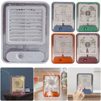 USB Personal Microclimate Cooler Compact Desk Fan with Transparent Water Tank and Adjustable Louver