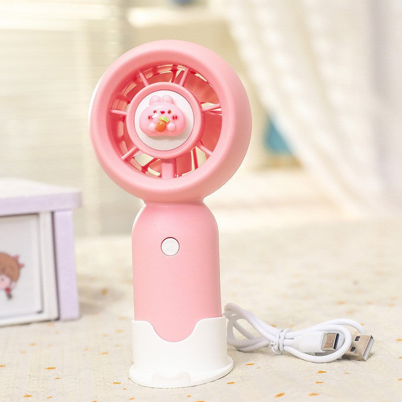 Portable Mini Handheld Fan USB Rechargeable Lightweight Compact for Women and Travel