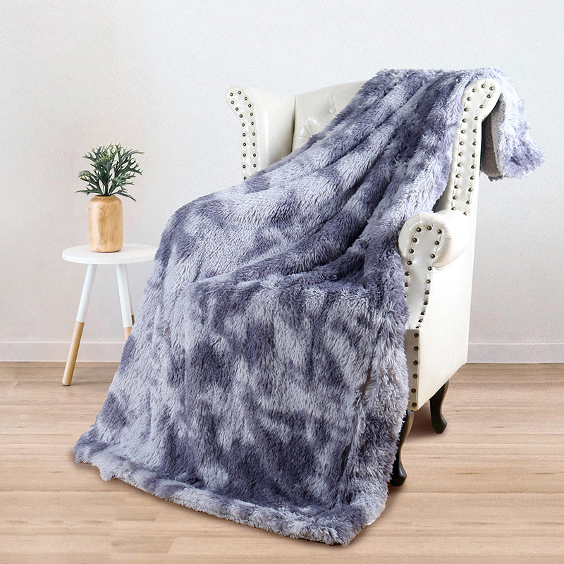 Brehn Ladies Snuggle Blanket Soft Hypoallergenic Fleece Cozy Throw for Living Room Bedroom