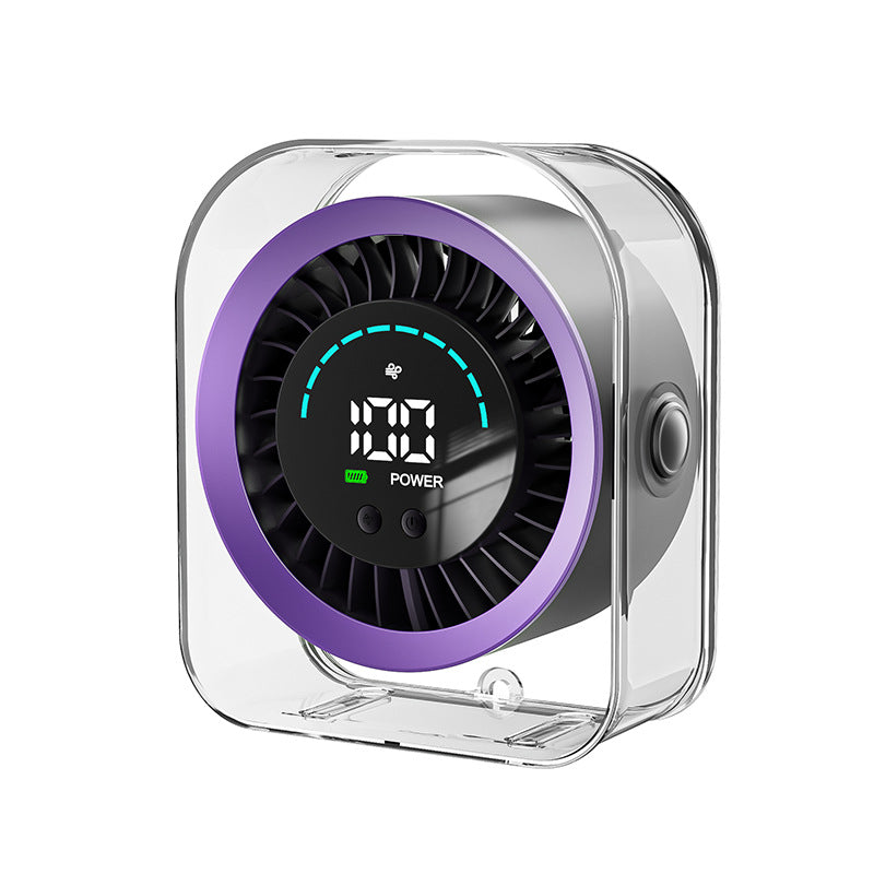 Portable Desk Fan USB Rechargeable Quiet Operation Adjustable Speed