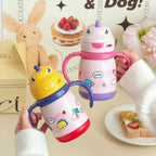 Children’s Spill-Proof Cup with Handles and Playful UFO Design BPA-Free Plastic
