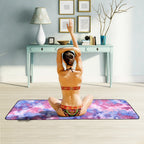 Women Non-Slip Yoga Mat Soft Thick Padding Eco-Friendly Material Stylish Design