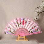 Handmade Elegant Floral Lace Fan Lightweight Portable Women’s Accessory
