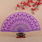 Women's Folding Fan Artistic Design Lightweight Compact Handheld Accessory