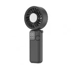 Portable Clip-On Cooling Fan USB Rechargeable Adjustable Speed with Digital Display