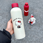 Insulated Stainless Steel Water Bottle with Hello Kitty Design for Women Leak-Proof BPA-Free