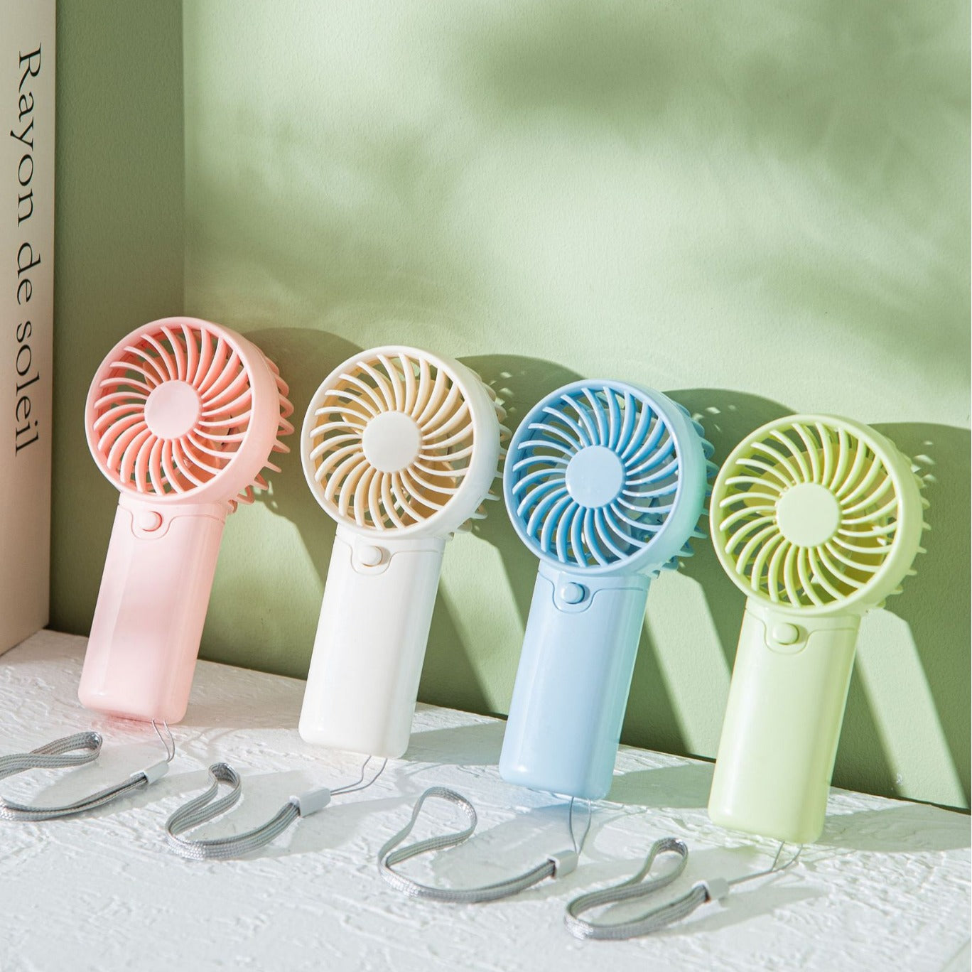 Harrow Portable Handheld Mini Cooling Fan Rechargeable Battery Adjustable Speed