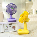 Portable USB Table Fan Ladies Pineapple Design Lightweight Quiet Adjustable Speeds