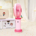 Portable Handheld Fan for Women Cute Animal Design USB Rechargeable Lightweight Quiet Operation