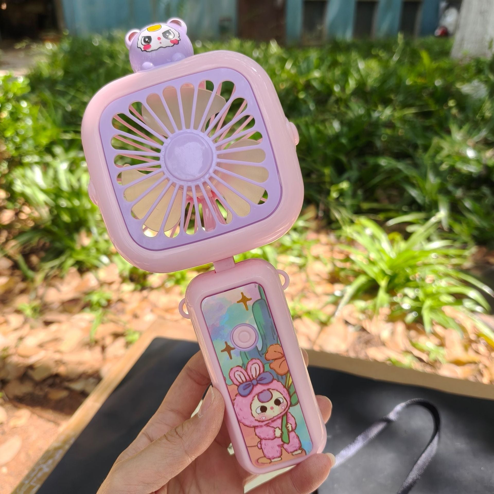 Portable Mini Fan USB Rechargeable Compact Lightweight Personal Cooling Fan with Multiple Speeds