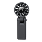 Portable Table Fan Foldable Design Clip-On Battery Operated with LED Display for Personal Use