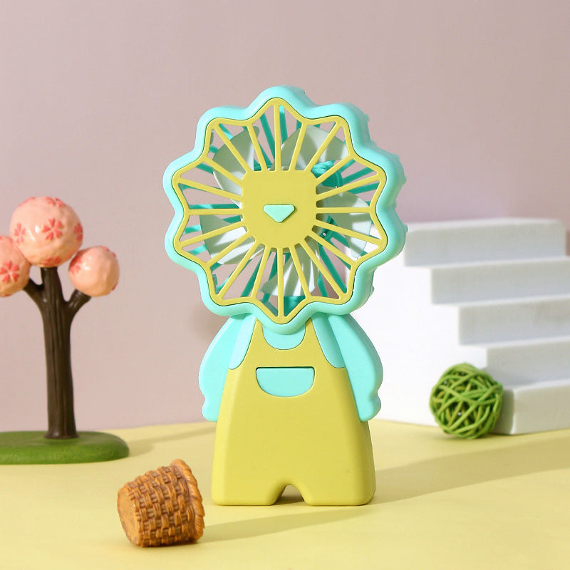 Ladies Hand Fan Portable Character Design Lightweight Cooling Fan