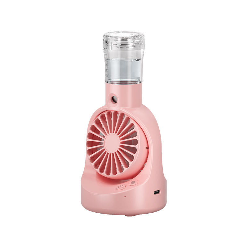 Portable Mist Fan Rechargeable Compact Lightweight Unisex Cooling Fan