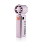 Harrow Men's Turbo Handheld Fan Rechargeable Portable High-Performance with LED Display