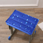 Cooling Seat Cushion with Snowflake Pattern Ergonomic Breathable Comfort Bowlift