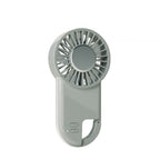 Portable Handheld Cooling Fan with Mirror Rechargeable Battery Adjustable Speeds Compact Lightweight