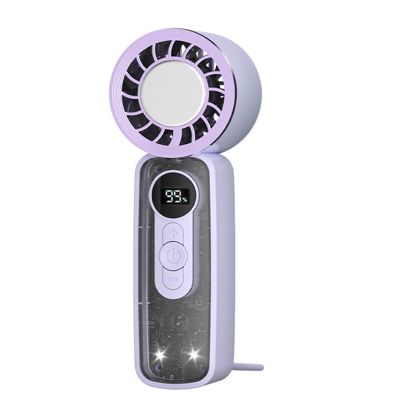Harrow Portable Rechargeable Mini Air Conditioner Compact Lightweight Quiet Fan with LED Display