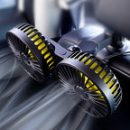 Harrow Portable Dual Fan Car Air Conditioner USB Powered Adjustable Speed Compact