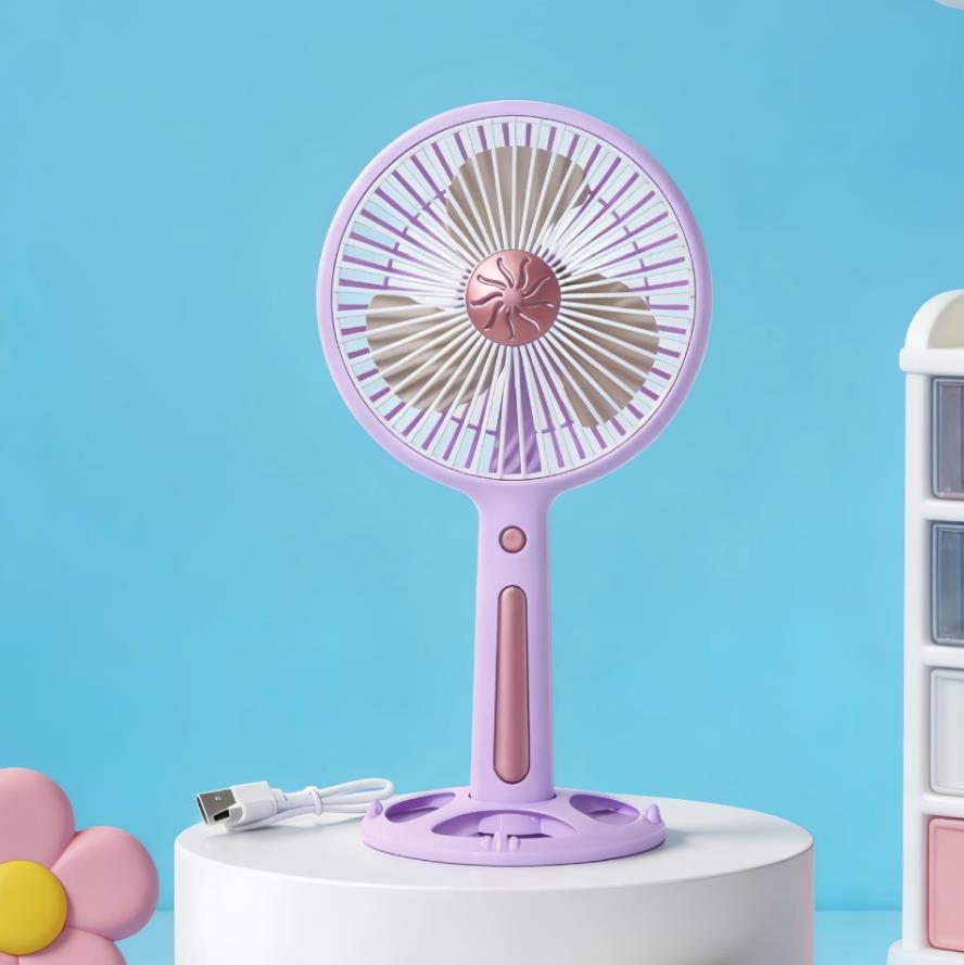 Harrow Portable USB Fan Lightweight Compact Rechargeable Personal Cooler