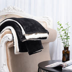 Brehn Women's Reversible Cozy Blanket Soft Hypoallergenic Machine Washable