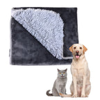 Brehn Pet Blanket Soft Hypoallergenic Microfleece Reversible Cozy Neutral Color