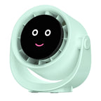 Whimsical Desktop Cooling Fan Quiet Portable Adjustable Angle Harrow