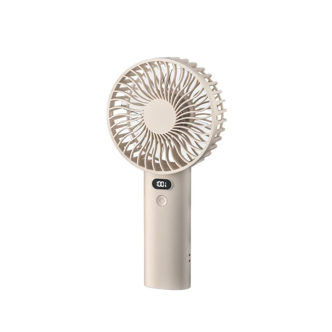 Portable Handheld Fan Battery Operated Compact Lightweight with Multiple Speeds and Battery Life Display