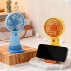 Portable USB Hand Fan with Swivel Head and Variable Speed Control Compact Personal Cooling
