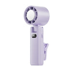 Harrow Rechargeable Personal Handheld Cooling Fan Portable Lightweight with LED Battery Indicator and Clip
