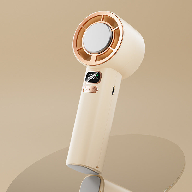 Harrow Portable Rechargeable Cooling Fan Compact Lightweight Adjustable Speed with LED Display