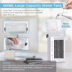 Micro Desktop Evaporative Cooler USB Powered with Replaceable Activated Carbon Cooling Pad Unisex One Size
