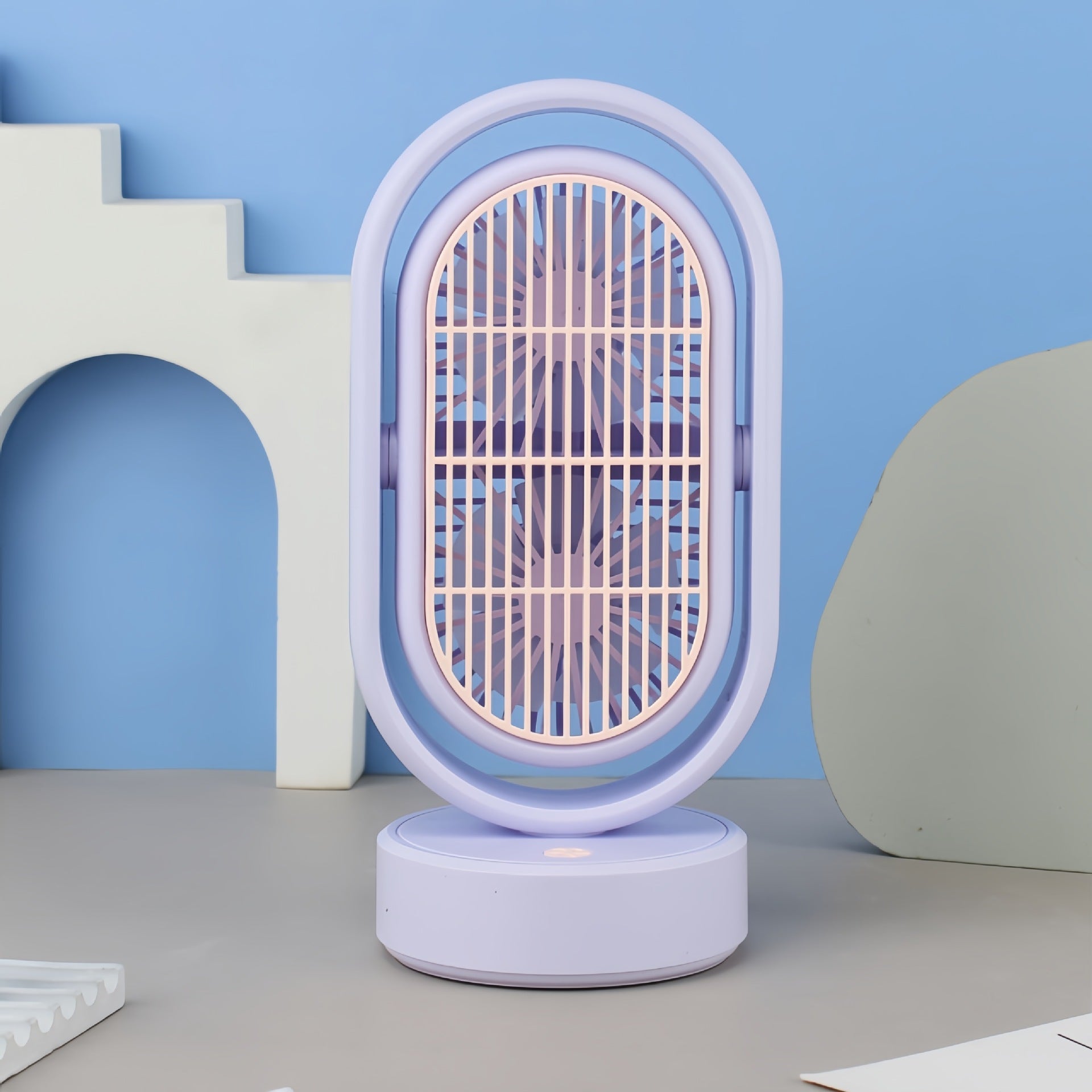Portable Rotatable Fan Quiet Operation Compact Design Adjustable Tilt for Home Office
