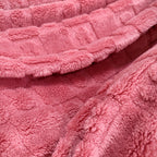 Brehn Women's Cozy Microfiber Blanket Thick Warm Quick Change Plaid Pattern