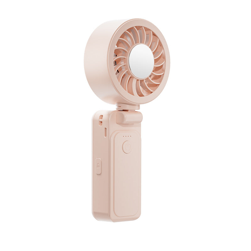 Compact High-Speed USB Rechargeable Handheld Fan Portable Personal Cooling Fan with Adjustable Angle
