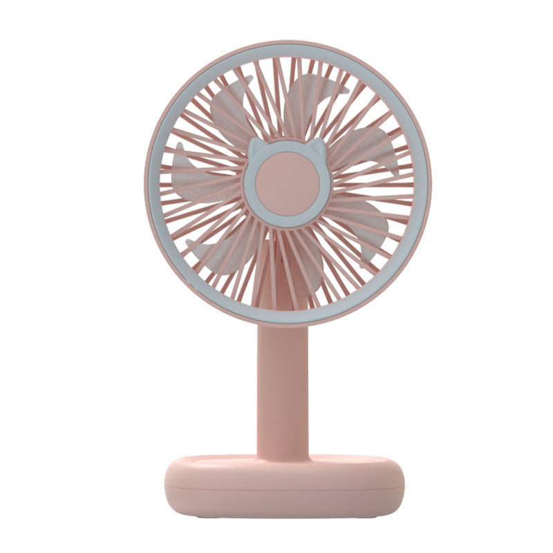 Portable Cat Fan Compact Quiet Personal Cooling Fan with Multiple Speeds